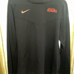 Nike Youth Navy Blue Ole Miss Coach Performance Shirt | Size XL